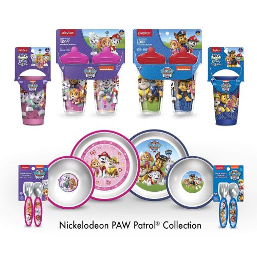  Playtex Mealtime Paw Patrol Bowls for Girls, 3 Pack