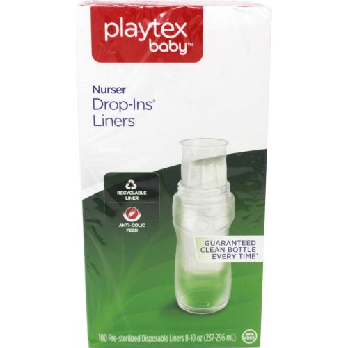  Playtex Drop-Ins 8 oz Liners, 100 ct