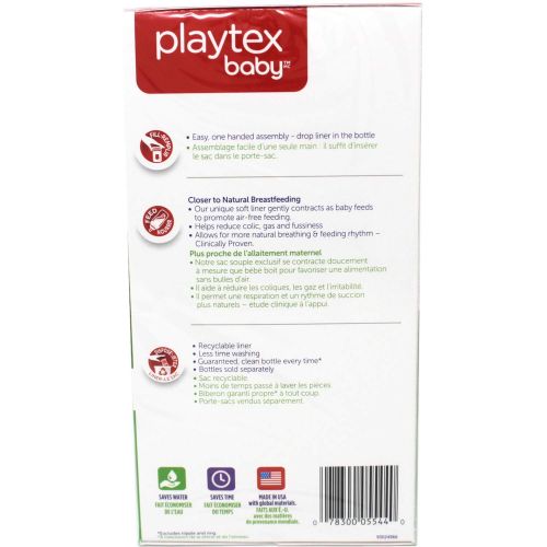  Playtex Drop-Ins 8 oz Liners, 100 ct