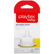 Playtex NaturaLatchNipple, Medium Flow, 2-Count