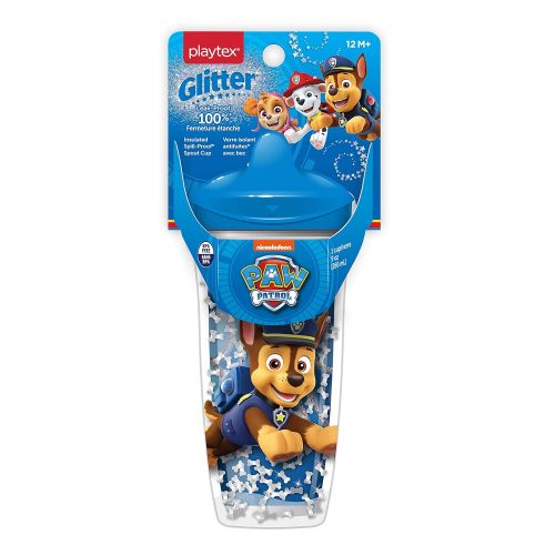 Playtex Sipsters Paw Patrol Boys Glitter Spout Sippy Cup, 9 Oz, 2 Pack