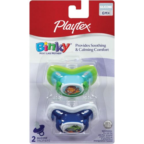  Playtex Binky + Silicone Pacifiers