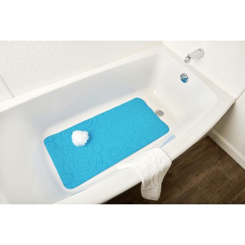  [아마존베스트]Ginsey Playtex Cushy Comfy Safety Bath Mat, Blue
