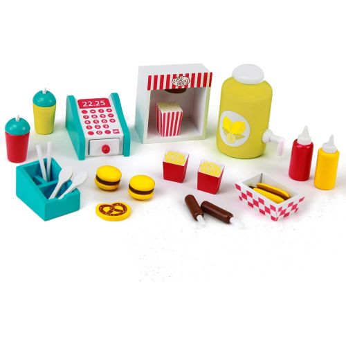  Playtime by Eimmie Doll Ice Cream Stand - Food Cart and Doll Accessories for 18 Inch Doll