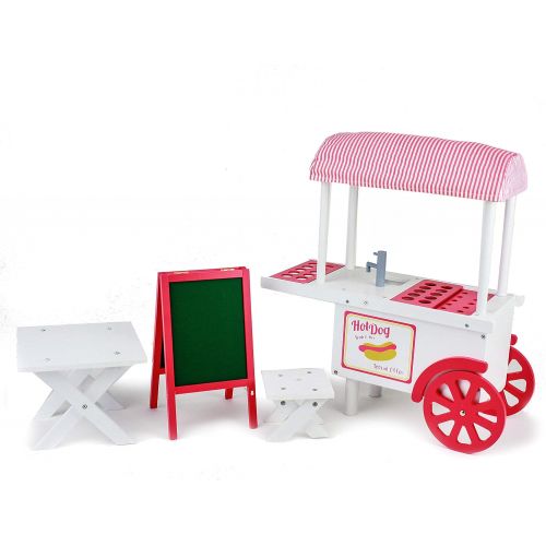  Playtime by Eimmie Doll Ice Cream Stand - Food Cart and Doll Accessories for 18 Inch Doll