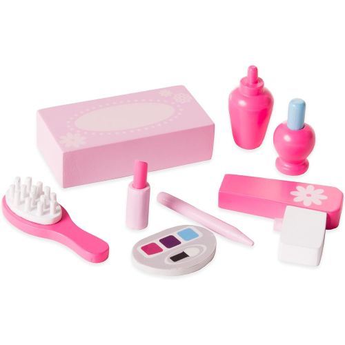  18 Inch Doll Vanity and Stool Set with Makeup Accessories- Playtime by Eimmie Collection