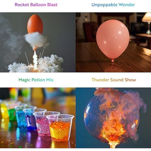  Playz Mega Kaboom! 150+ Explosive Science Experiments Kit for Kids Age 8-12 with 75 App & Video Guided Experiments - Chemistry Set STEM & Educational Toys & Gifts for Boys, Girls, Teenagers & Kids