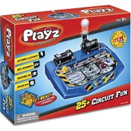 Playz Electrical Circuit Board Engineering Kit for Kids with 25+ STEM Projects Teaching Electricity, Voltage, Currents, Resistance, & Magnetic Science | Gift for Children Age 8, 9,