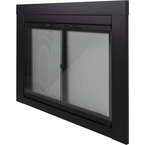  Pleasant Hearth AN 1012 Fireplace Screen, Large, Black