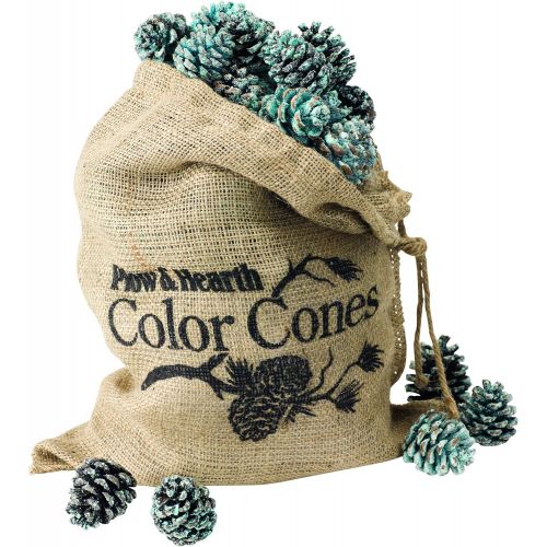 Plow & Hearth Flame Color Changing Pine Cones Fireplace Accessory
