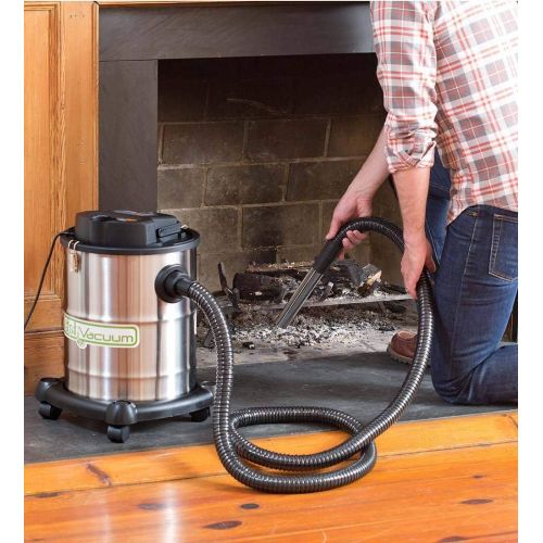  Plow & Hearth Heavy Duty, Heat Resistant Fireplace Warm Ash Vacuum