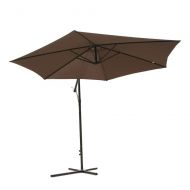 Ploywipada Beach/Patio Umbrella A Summer Picnic Poolside 10 Ft Umbrella Patio Outdoor Hanging Sun Shade Offset Crank Canopy W/Cross Good Decoration to Embellish Your Home