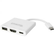 Plugable USB 3.1 Gen 2 Type-C Mini Dock with HDMI, USB 3.0 & Pass-Through Charging