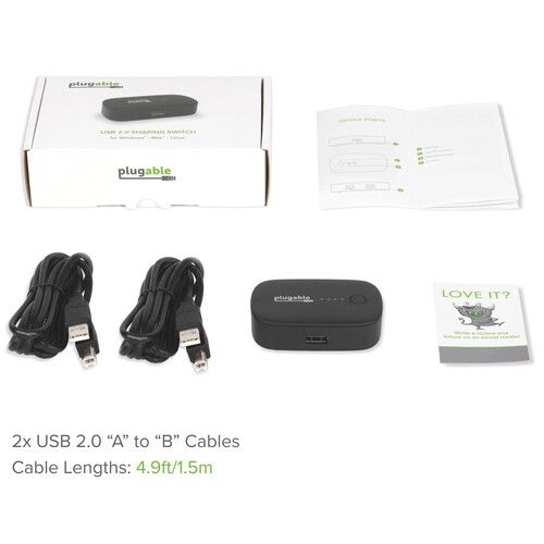  Plugable USB 2.0 Sharing Switch