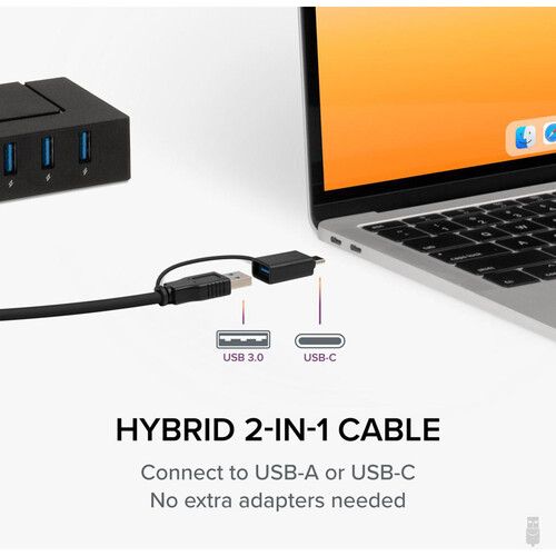  Plugable 7-in-1 USB Type-A & Type-C Hub