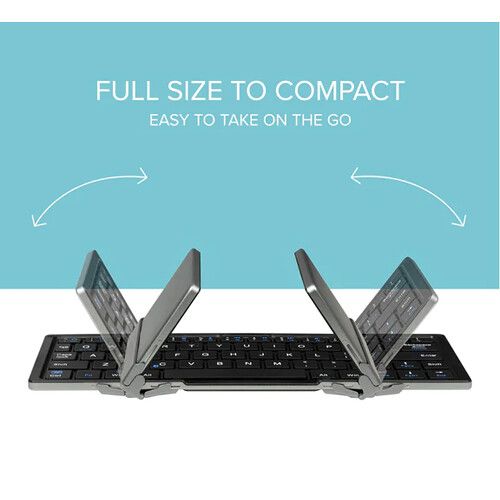  Plugable Compact Folding Bluetooth Keyboard with Case