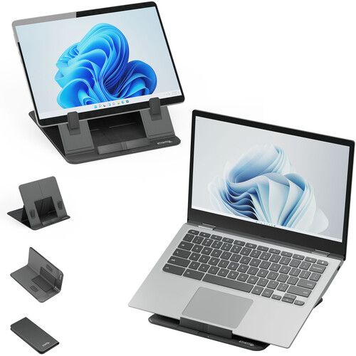  Plugable Portable Foldable Laptop and Tablet Stand (Black)