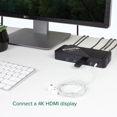  Plugable 9-in-1 USB-C Docking Station (Black)