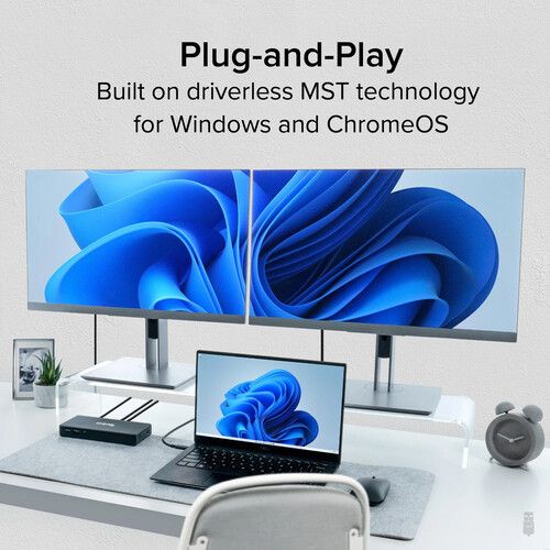  Plugable USB-C Dual Display Docking Station