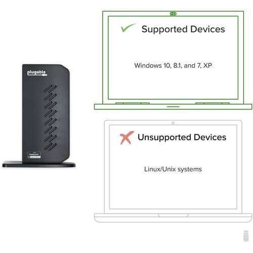  Plugable USB 3.1 Gen 1 Dual 4K Docking Station