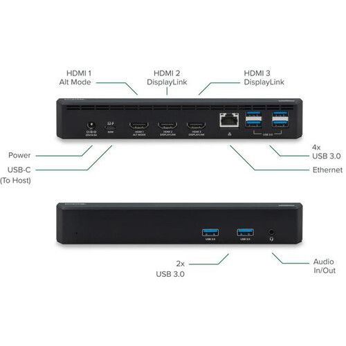  Plugable 12-in-1 USB Type-C Docking Station