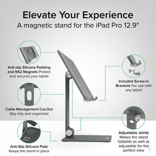  Plugable Magnetic Tablet Stand for 12.9