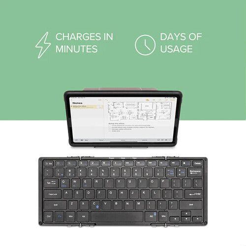  Plugable Full-Size Folding Bluetooth Keyboard with Case