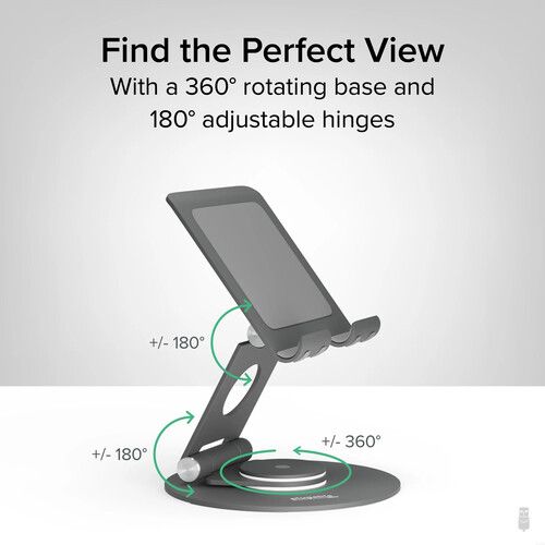  Plugable Universal Tablet Stand with 360 Rotating Base