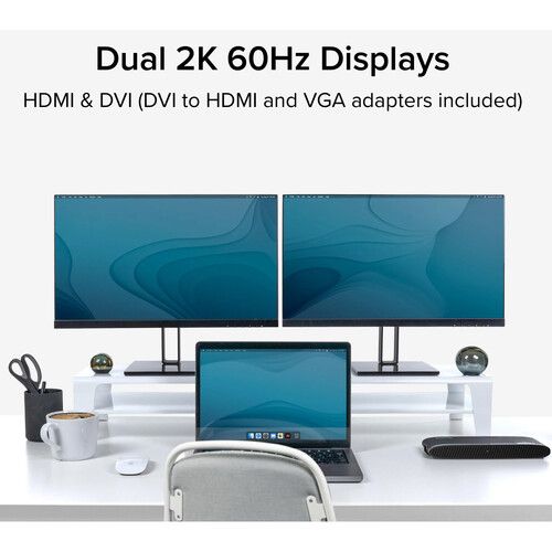  Plugable USB 3.0 Dual Monitor Docking Station