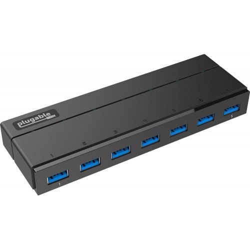  Plugable 7 Port USB 3.0 Hub with 36W Power Adapter