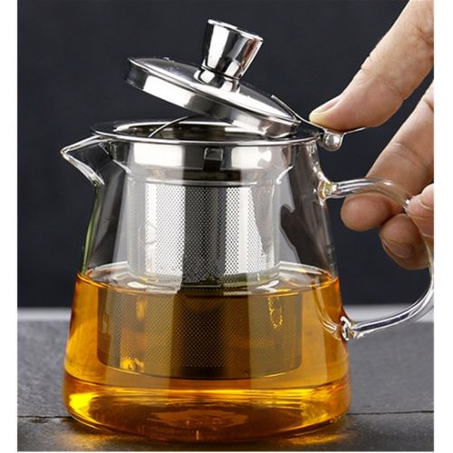  PluieSoleil Teekanne mit Filter Grosse Teekanne mit hitzebestandigem Edelstahl-Infuser Perfekt fuer Tee und Kaffee-750ml