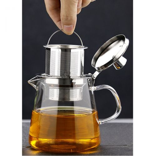  PluieSoleil Teekanne mit Filter Grosse Teekanne mit hitzebestandigem Edelstahl-Infuser Perfekt fuer Tee und Kaffee-750ml