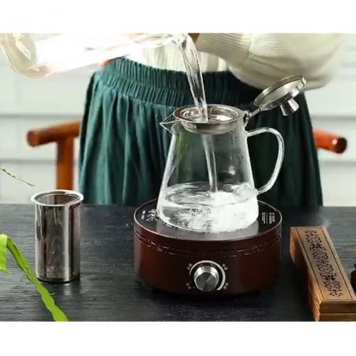  PluieSoleil Teekanne mit Filter Grosse Teekanne mit hitzebestandigem Edelstahl-Infuser Perfekt fuer Tee und Kaffee-750ml