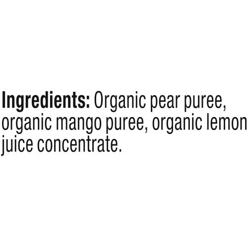  [아마존베스트]Plum Organics Stage 2, Organic Baby Food, Pear and Mango, 4 ounce pouches (Pack of 12)...