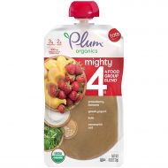 [아마존베스트]Plum Organics Mighty 4, Organic Toddler Food, Strawberry, Banana, Greek Yogurt, Kale, Amaranth and...