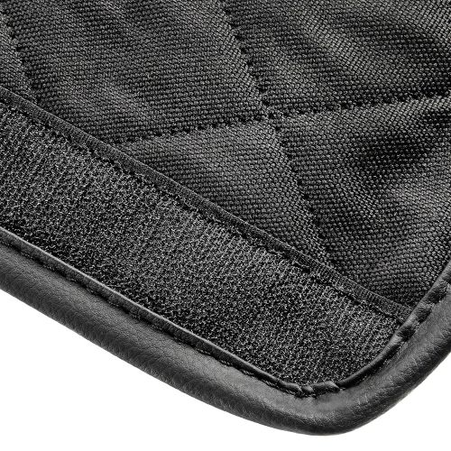  Plush Rear Seat Cover Pet Protector - Waterproof Dog Seat Cover with Belts Muddy Dirt Liquid Protector Fit To Most Car Truck SUV - Black