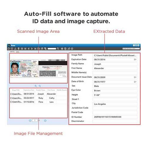  Plustek D620i Drivers License Reading and Scanning Solution