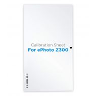 Plustek Calibration Control Sheet - for ePhoto Z300 Scanner only