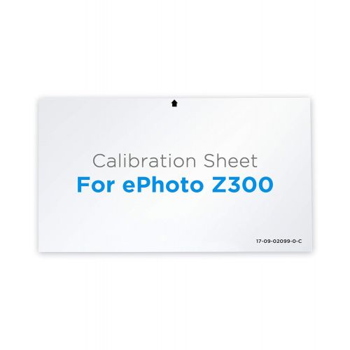  Plustek Calibration Control Sheet - for ePhoto Z300 Scanner only