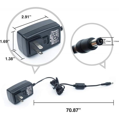  [아마존베스트]Plustek Power Adapter 24V 0.75A for Z300, PS186 PS188 PS286+ PS283 PS3060U, OpticBook 3800 3900 4800,AD480 D430, OpticSilm 1180 use