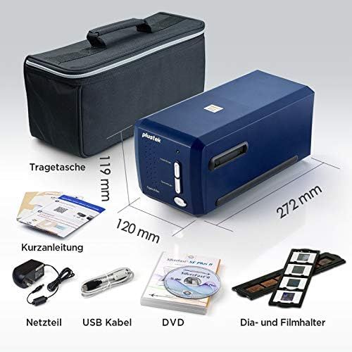  [아마존베스트]Plustek OpticFilm 8100 35 mm Slide / Negative Film Scanner (7200 dpi, USB) with SilverFast SE Plus 8 Software