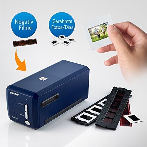  [아마존베스트]Plustek OpticFilm 8100 35 mm Dia/Negative Film Scanner (7200 dpi, USB) with SilverFast SE Plus 8 Software