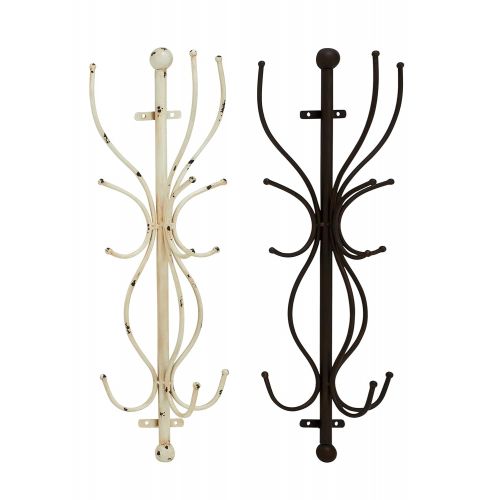  Plutus Brands Fantastic Metal Wall Coat Rack 2