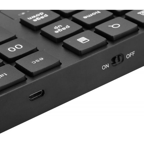  [아마존베스트]Plyisty Wireless Numeric Keypad, Ultra Slim Portable 10 Key USB Mini Keyboard 2.4G USB Numeric Keypad for Laptop Desktop PC Notebook