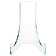 Plymor Brand Clear Acrylic Flat Back Easel With Deep Support Ledges