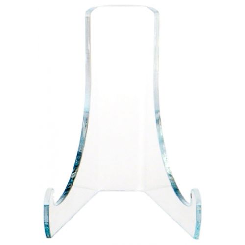  Plymor Brand Clear Acrylic Flat Back Easel With Deep Support Ledges