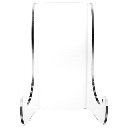  Plymor Brand Clear Acrylic Flat Back Easel With Shallow Support Ledges