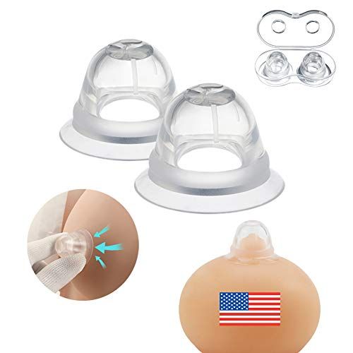  [아마존베스트]Pnrskter Nipplesuckers, Nipple Corrector for Inverted, Flat and Shy Nipples, Can be Used for Breastfeeding or...