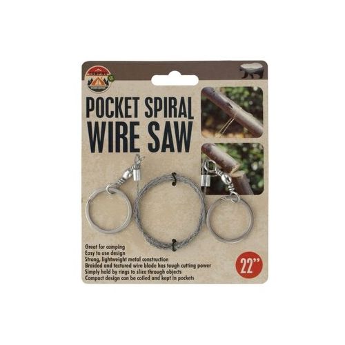  Pocket Spiral Wire Saw - Pack of 12