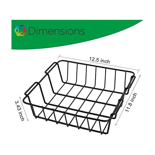  50 & 65 qt Cooler Basket Compatible with YETII Tundra, Inside Dry-Goods Basket Compatible with Cabela's 60QT, Ozark Trail 52QT, Pelican Elite (45 & 70, Stainless Steel Wire Cooler Rack